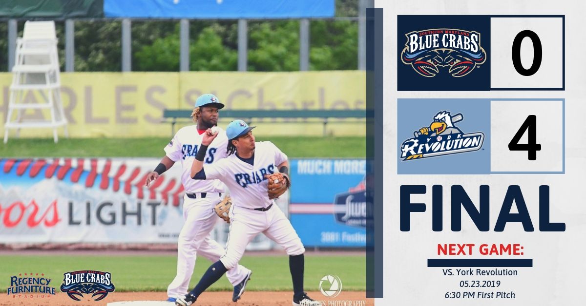  Blue Crabs Blanked by York In Game Three